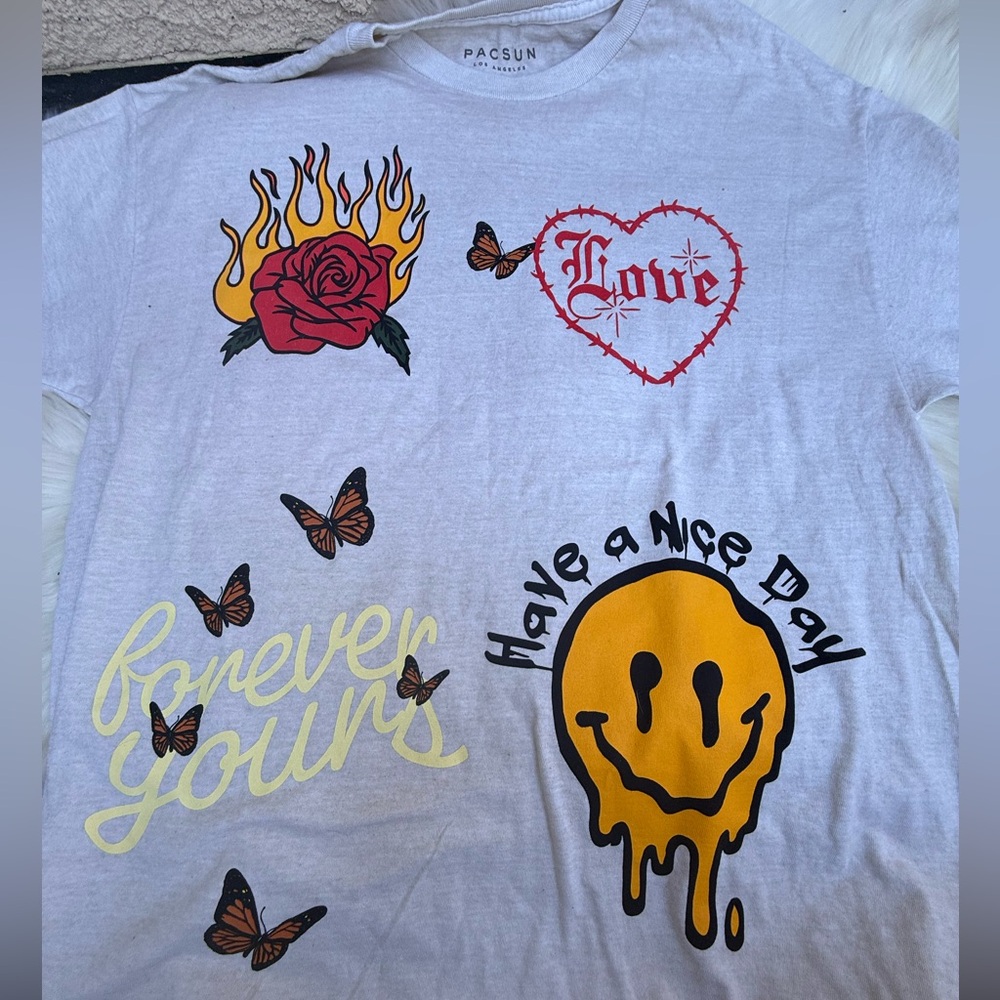 PacSun Cotton T Shirt SZ L